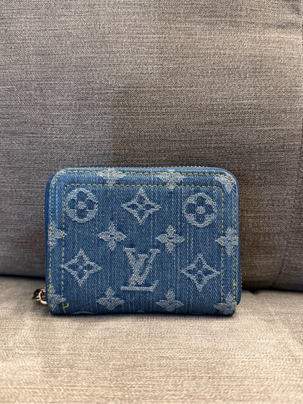 Louis Vuitton Zippy Coin Purse
Monogram Denim Blue